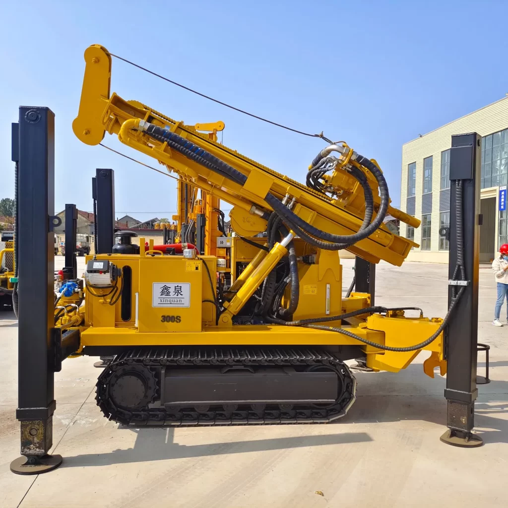 Hydraulic Air Compressor Machine Rotary Bit Water Well Drilling Rig for Sale