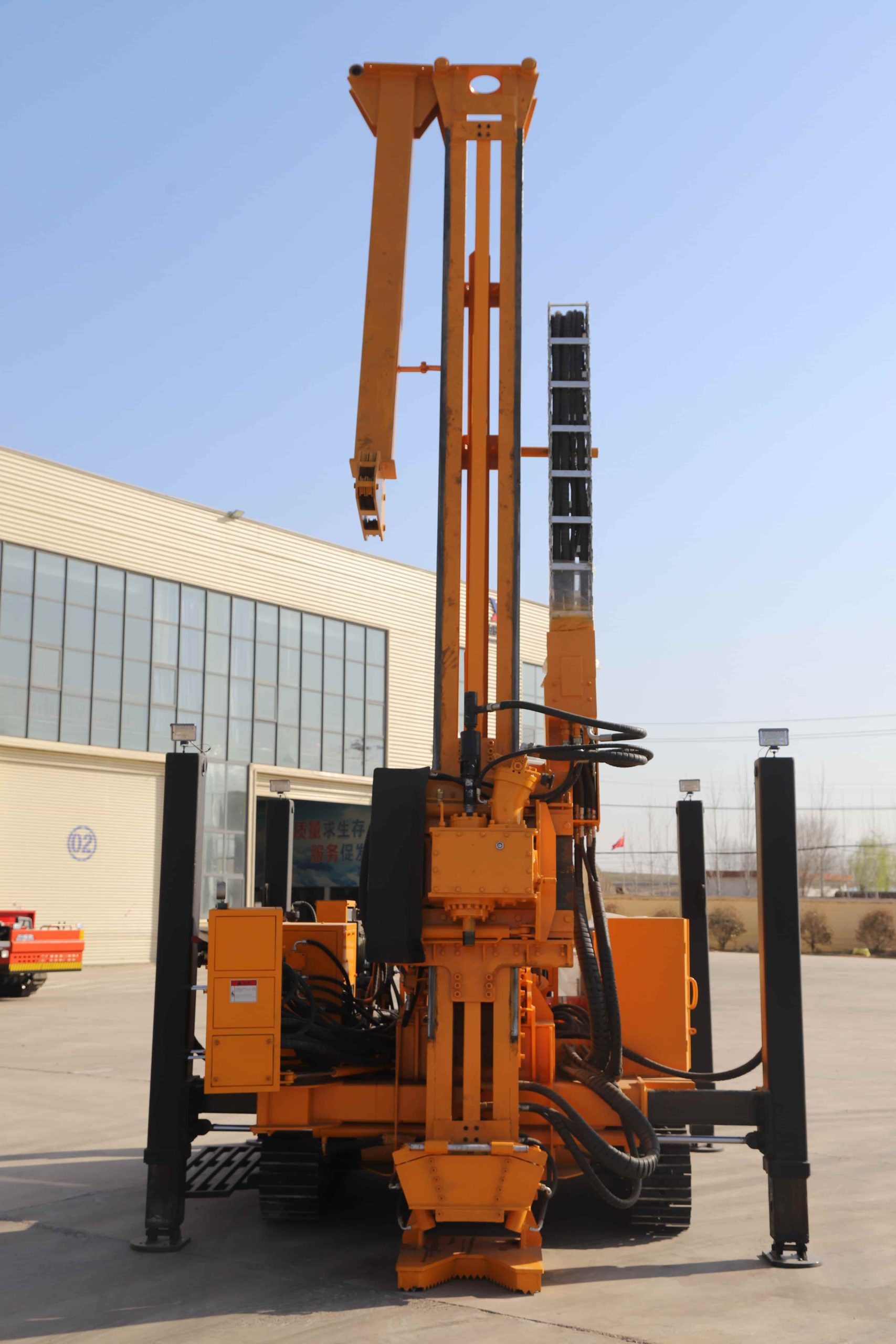 Rock core drilling rig : The 