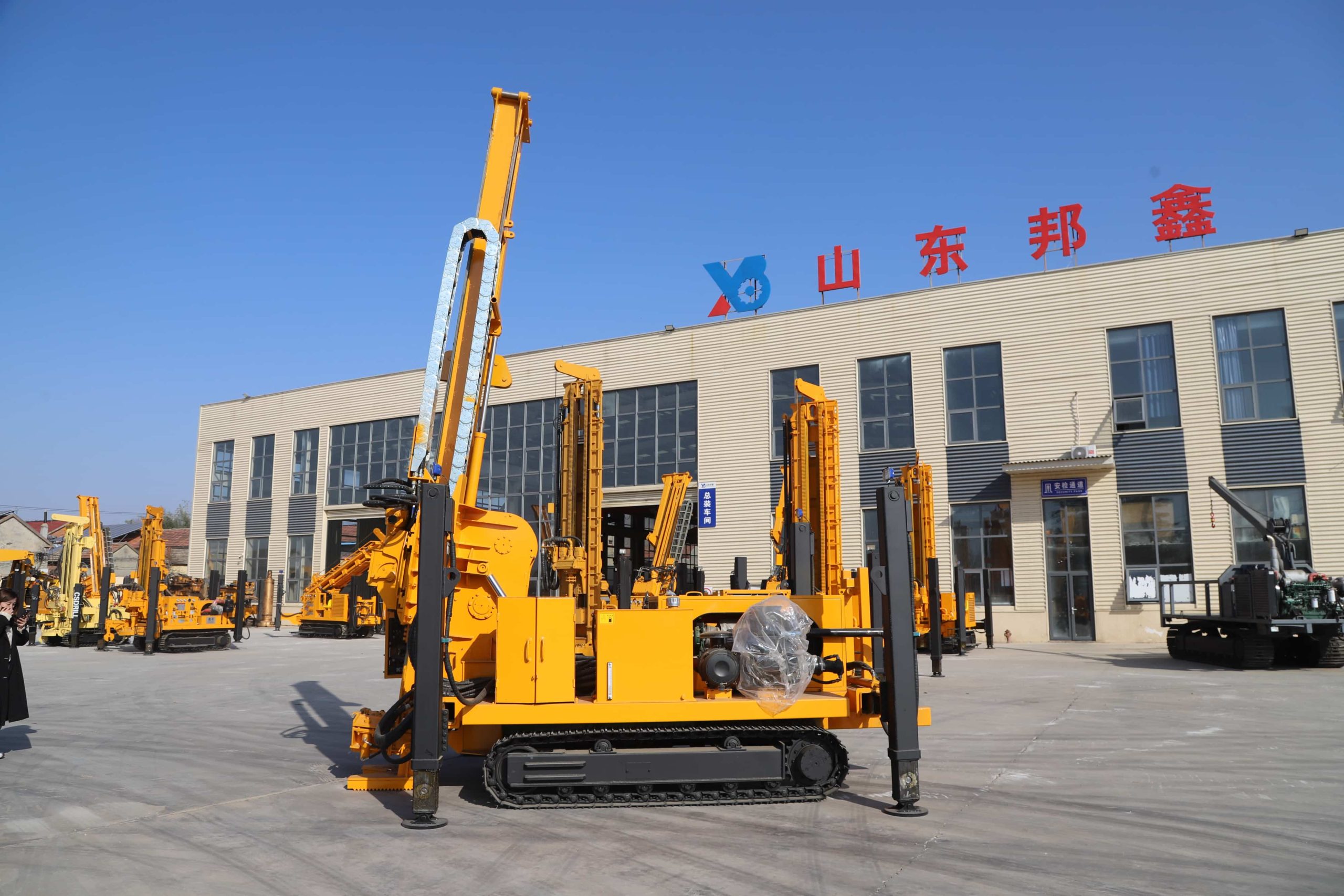 Rock core drilling rig : The 