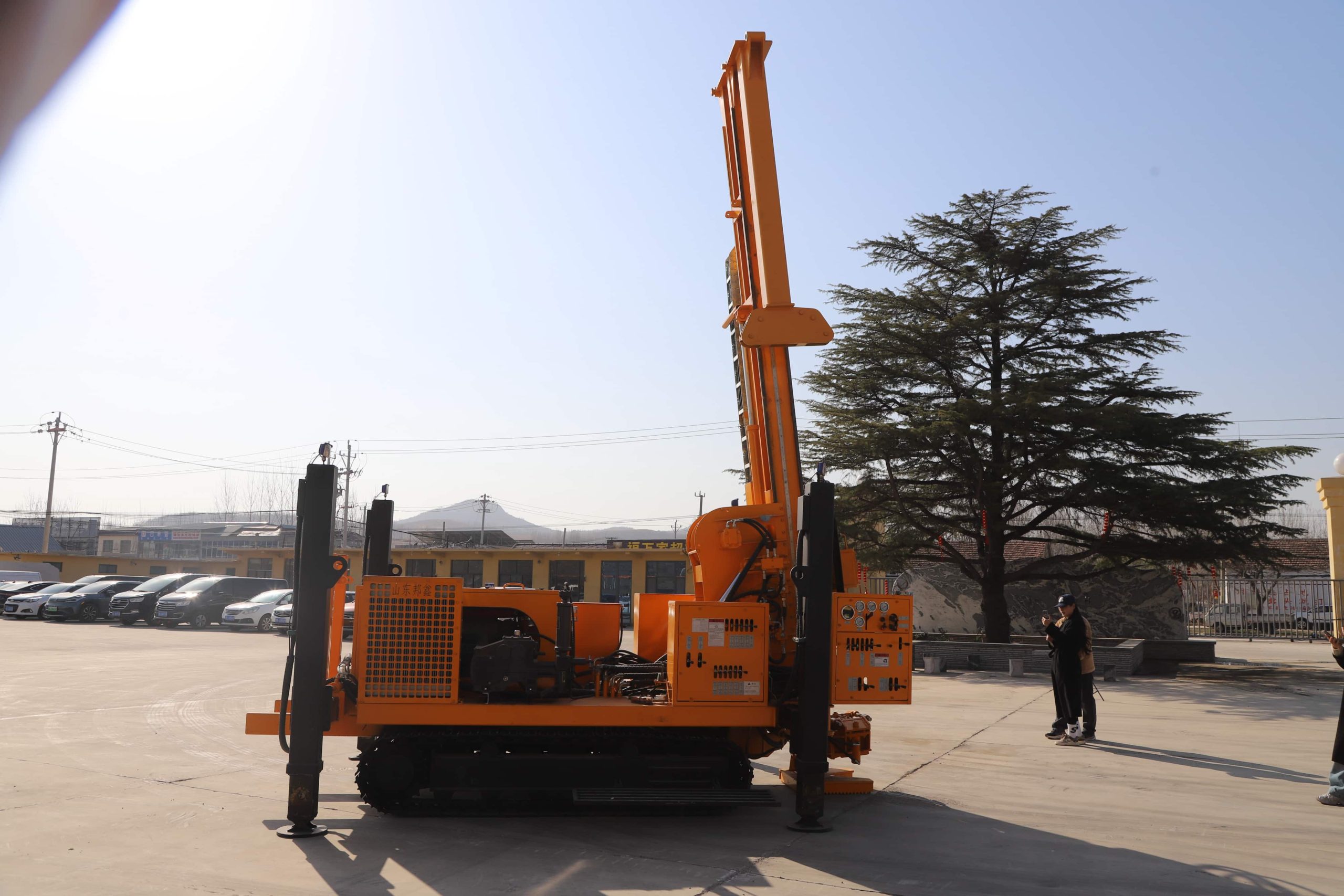 Rock core drilling rig : The 