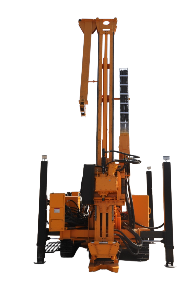 Steel Hydraulic Mobile Rock Core Drilling Rig YX1000